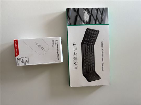 Sklopiva bežična tastatura + miš
