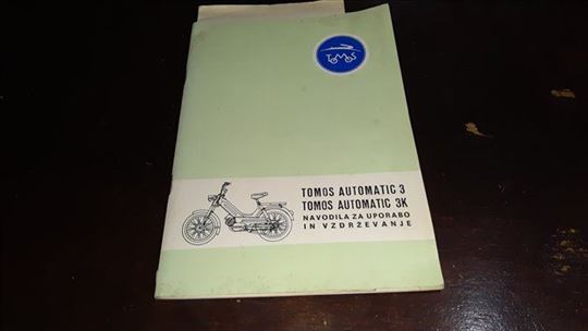 Tomos Automatic 3 - uputstvo za upotrebu i odrzava