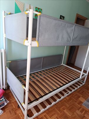 IKEA VITVAL krevet na sprat + potkrevet – za 3 oso