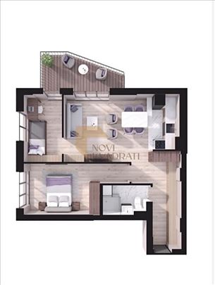 Najbolji stan u Evolution residence 69m2