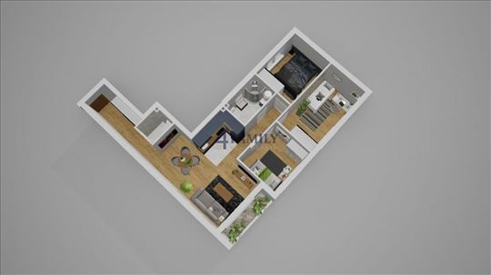 Novogradnja, Zemun Gornji grad, 68,56m2