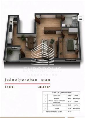 1.5 Stan u novogradnji ID#10051