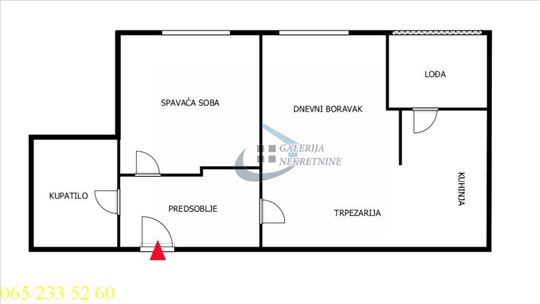 Inđija, Centar - Jug Bogdanova 38m2