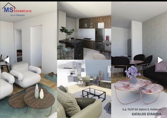Banjica–Jajinci 1,5soba | Novogradnja | 45 m² 
