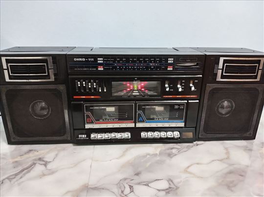 radio kasetofon dupli dek OHRID 111