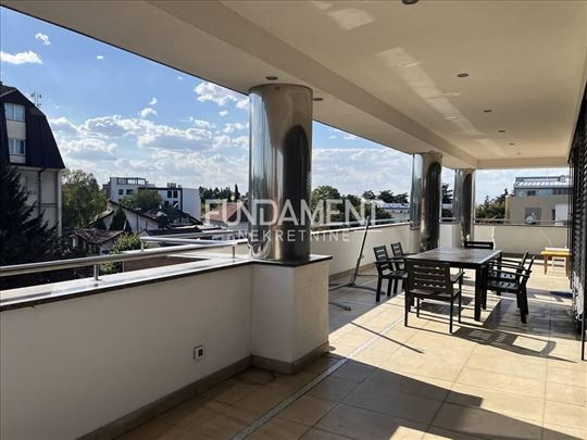 Dedinje Lux 166m2+86m2 terasa, dve garaže, komplet