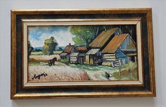 Ulje na lesonitu - Hej salasu, prelepa slika!
