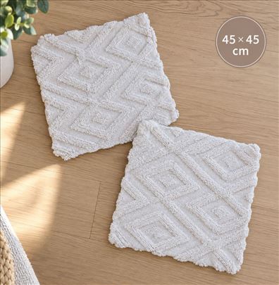 2 jastucnice bez boje 45x45