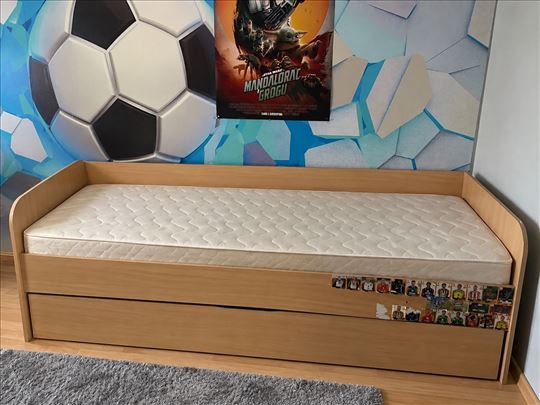 Krevet sa fiokom i jednim Simpo dušekom 