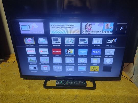 panasonic smart tx-32asw504 hdtv 100hz wifi t2