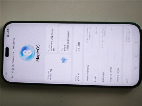 Honor X8b 256GB, 8GB RAM - Zeleni