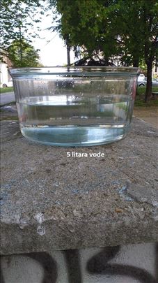Vatrostalna staklena posuda 10 litara