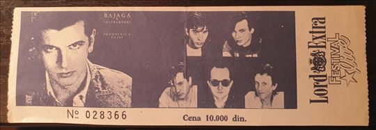 Bajaga i Instruktori ulaznica, 1990.