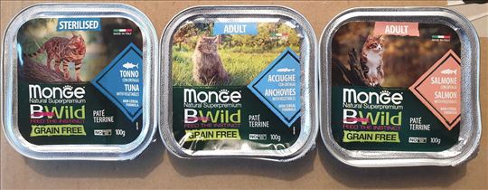 Monge BWild pašteta (sterilised/adult)