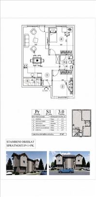 Futog, Novi Sad. OdliČan Dvoiposoban Stan, 58m2
