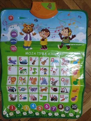 MILLA TOYS INTERAKTIVNI POSTER : Moja prva azbuka,