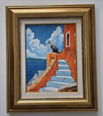 Ulje na platnu - Cuvar mediterana, prelepo!