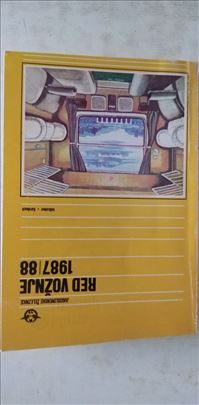 Knjiga:Red voznje 1987/88 god. 21 cm.400+16 str. 