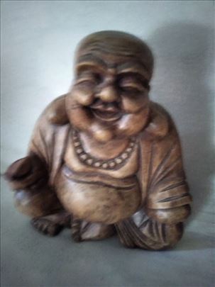 Starinska drvena figura Bude,dimenzije 29x26x13 cm