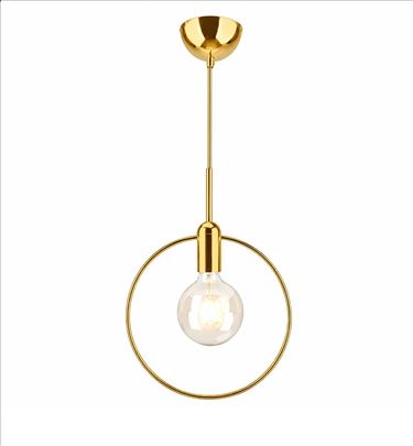 Luster lampa – metalni zlatni