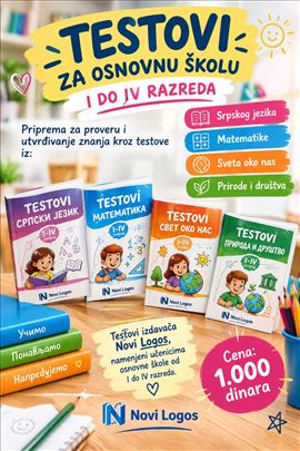 Testovi od I do IV razred srpski matematika