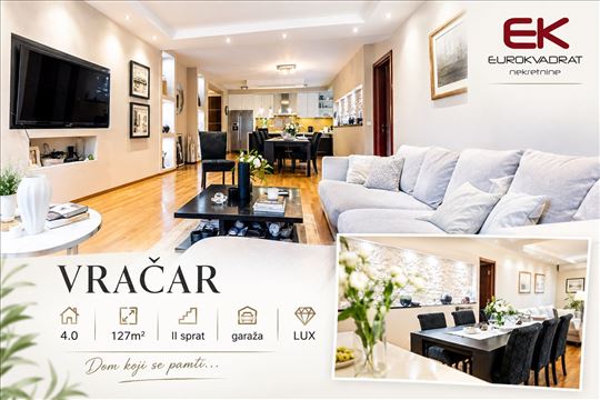 Vračar, Golsvordijeva, 127m2, lux (garaža)