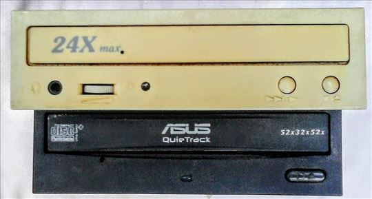 CD čitač Cyber Drive i CD/DVD čitač/rezač Asus Qui