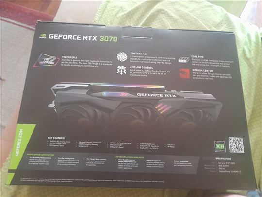 RTX 3070 MSI gaming X trio