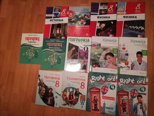 Udžbenici za 8.razred komplet