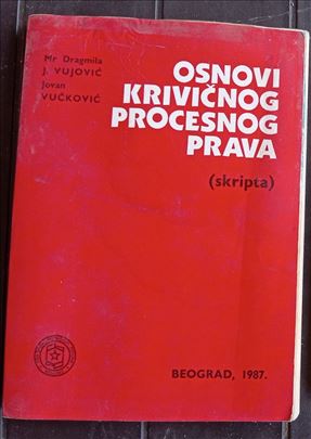 Osnovi krivičnog procesnog prava-Vujović, Vučković