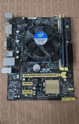 ASUS H81M-K + Intel Core i5-4460 + 8GB DDR3L RAM