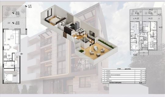 Novogradnja, Učiteljsko naselje, Beo Shopping cent