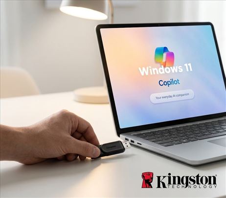 Windows 11 Pro + Kingston USB 64Gb + Licenca