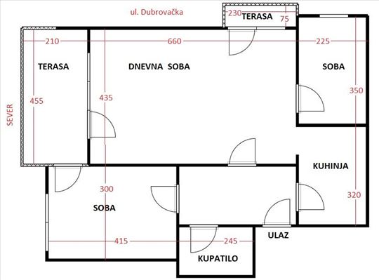 Dorćol, 3-soban, 66+11, CG, lift