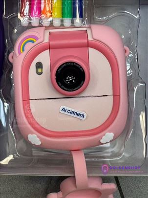 Fotoaparat stampac jednorog prenosivi mini stampac