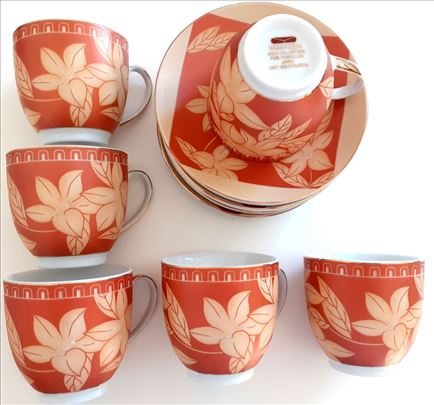 Lep servis, 24k pozlata, porcelan, nekorišćen