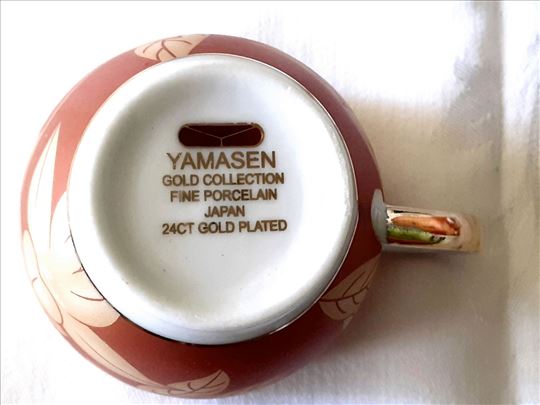 Servis za kafu, 24k pozlata, japanski porcelan