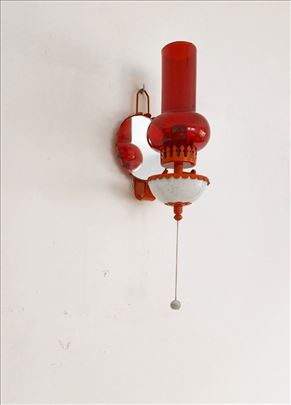 Vintage 70e RUL Leskovac EX-YU zidna lampa na pote