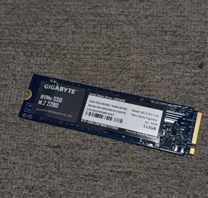 Gigabyte SSD disk m.2 Nvme 512gb
