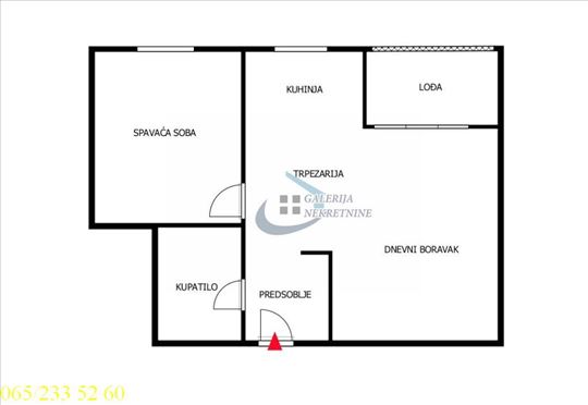 Inđija, Centar - Beogradska 45m2