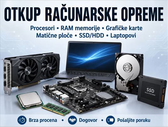 Otkup ispravnih SSD diskova RAM memorija Procesora