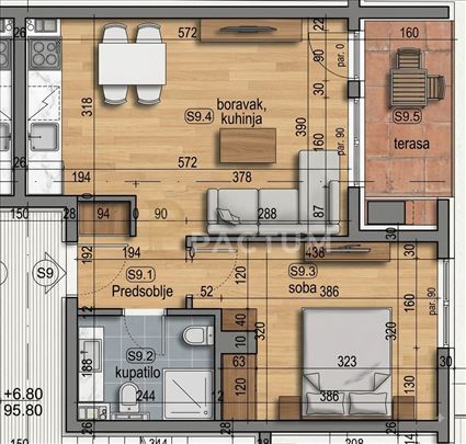 Rade Končara 22, 46M2, 0% provizija, Novogradnja