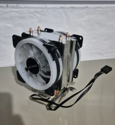 RGB kuler za PC LGA socket 2011 sa dva ventilator