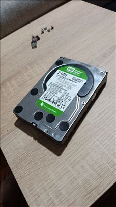 WD Green 2TB 3.5 SATA hard disk WD20EADS 100/100