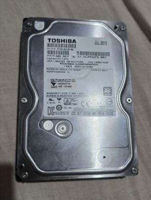 Kao NOV! Toshiba 1TB HDD 3.5 SATA III – 7200 RPM