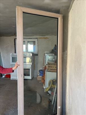 Luksuzna PVC Balkonska Vrata Antracit / Drvo Dekor