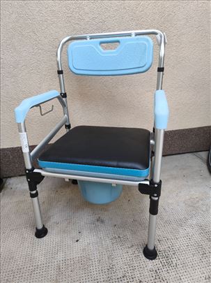 Toaletna wc stolica aluminijumska (nos. do 200kg)