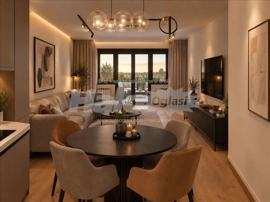 LUX namešten dvosoban stan 45m², Voždov Kvart, Bg
