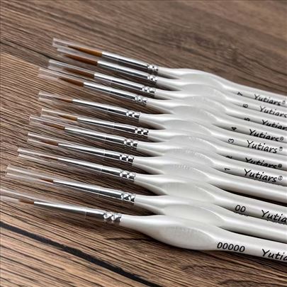 YUTIARS 11 preciznih četkica za minijature i mode