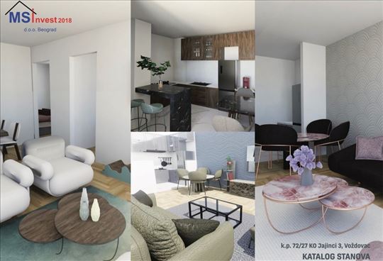 Banjica | Novogradnja/45,02 m²-1,5 soba/Prizemlje